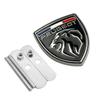 Metal Car Front Grille Emblem Sticker Rear Badge for Peugeot 106 107 108 206 207 208 301 306 307 308 407 4008 5008 RCZ Rifter MM42