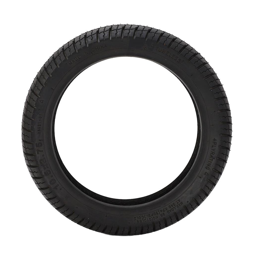 10.5x2.75 Electric Scooter Tubeless Tire Shock Absorbing Prevent Slip Replacement Rubber Scooter