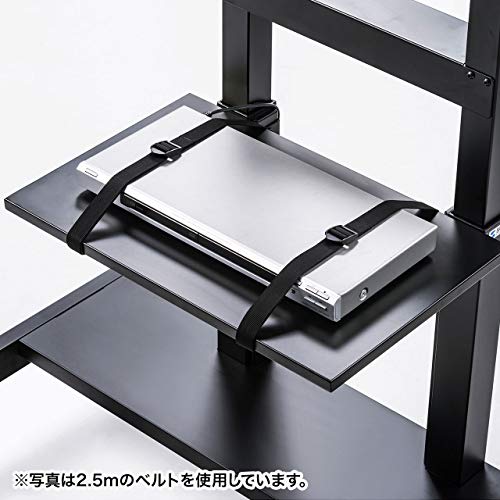 SANWA SUPPLY Equipment Fixing Belt (1.5m, Set of 2) RAC-BL3