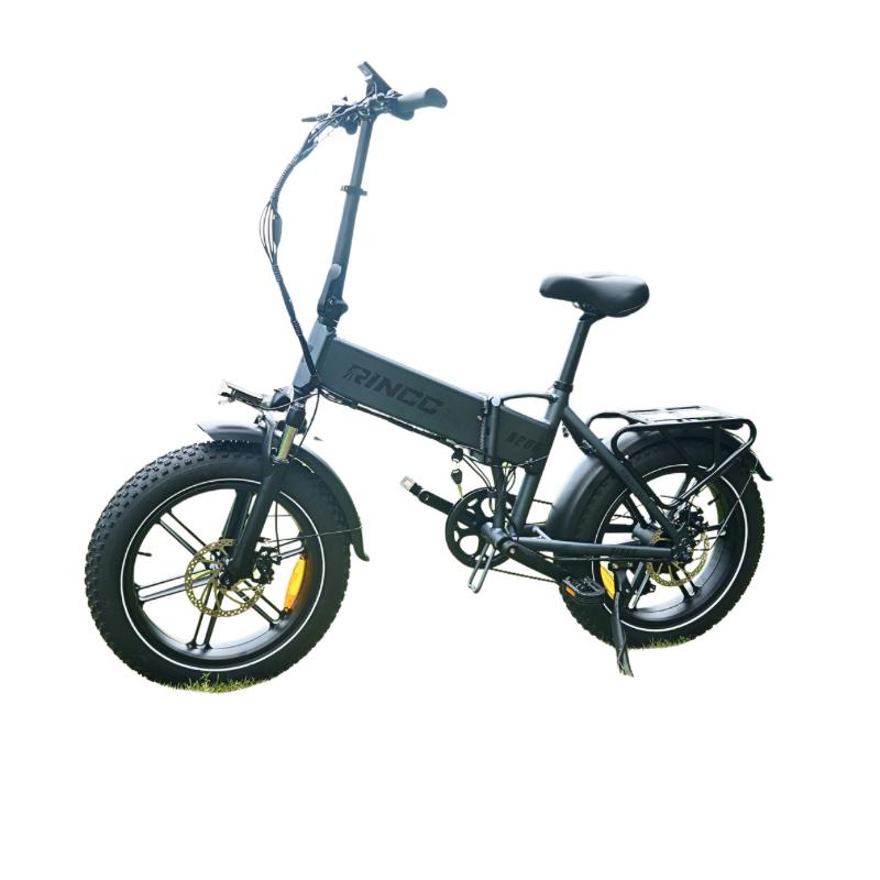 Rincc R200 All-Terrain Folding Adult Electric Bicycle 750W Motor 50KM/H Top Speed 20 Inch Fat Tires 48V15AH Battery City Commuting Electric Bike