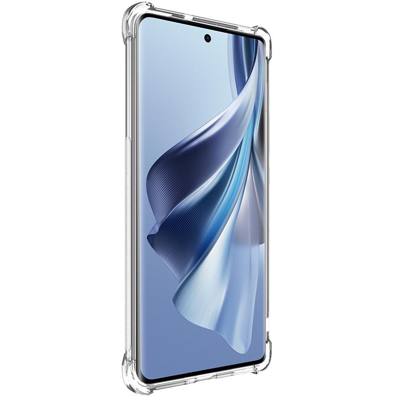 IMAK For Oppo Reno10 Pro 5G (Global)/Reno10 5G (Global) Clear Mobile Phone Case TPU Cover Four Corner Airbag Cushion Smartphone Shell