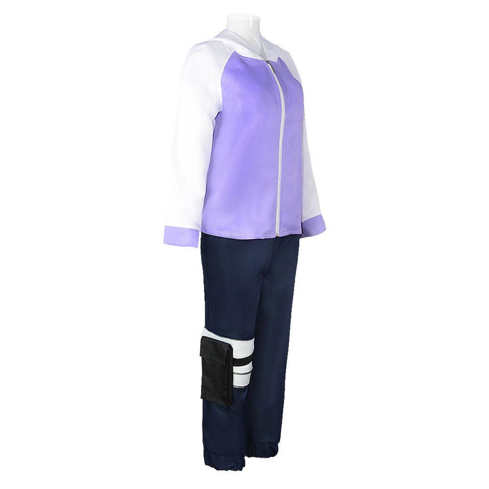 Anime Ninja Cosplay Costume - Hyuga Hinata Role-Playing Outfit for Stage Performance