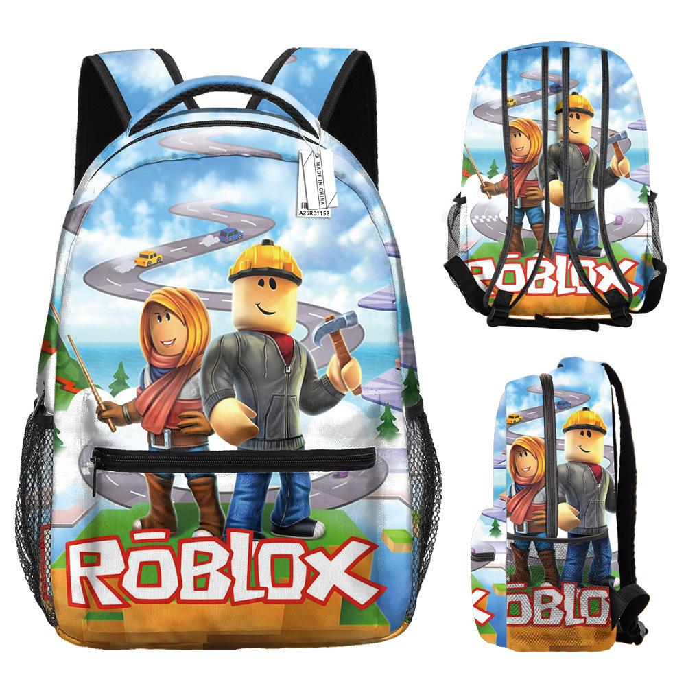 Sac à dos étudiant Roblox Sac à dos imprimé Roblox Sac à dos Mon Monde Sac à dos dessin animé anime pour enfants