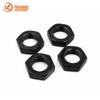 M10-M24 Black Fine Thread Left-Hand Flat Nut, Thin Hex, Grade 10.9