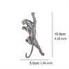 Vintage Women Men Fashion Classic Lepard Brooch Badges Retro Unisex Clothing Coat Pin Buckles