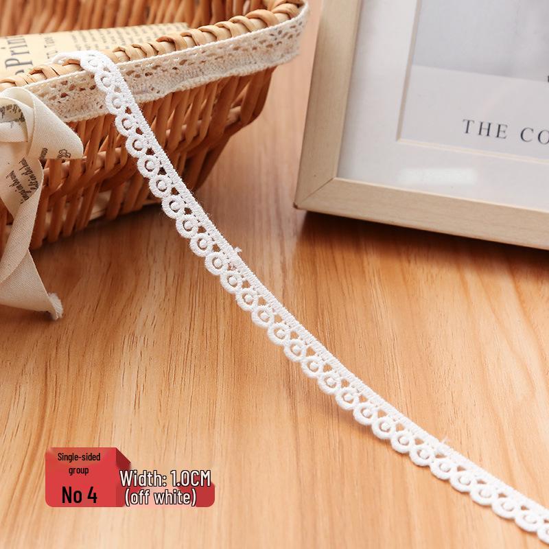 Lace-Trimmed Jute Rope Fabric for DIY Crafts and Clothing