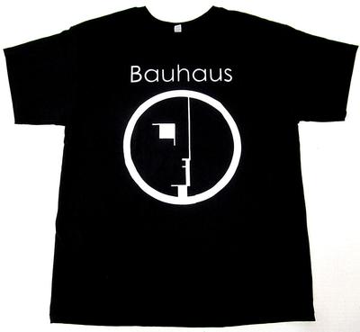 Camiseta Bauhaus Spirit Logo Post Punk Gothic Rock Preta Unissex