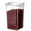 460/700/950/1300/1800ML Kitchen Sealed Storage Box Airtight Moisture-proof Lock Leakproof Dustproof Transparent Rice Cereal Milk
