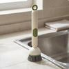 Sink Space Brush Foldable Crevice Scrub Versatile Gray White