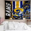 Los Angeles Rams logo Tapestry for Bedroom Aesthetic Classroom Tapestries Wall Hanging for Living Room Dorm Office,Ideal Creative Gift