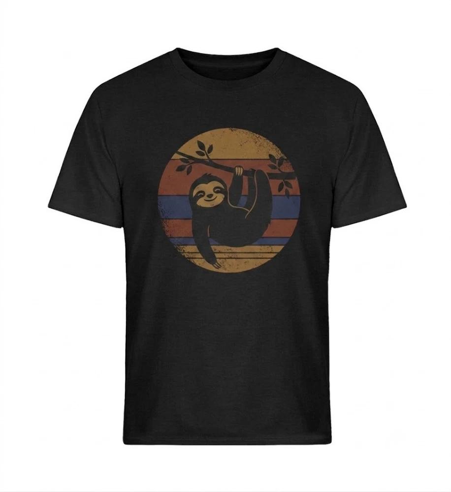 Sloths Gift For Friends Black TShirt S