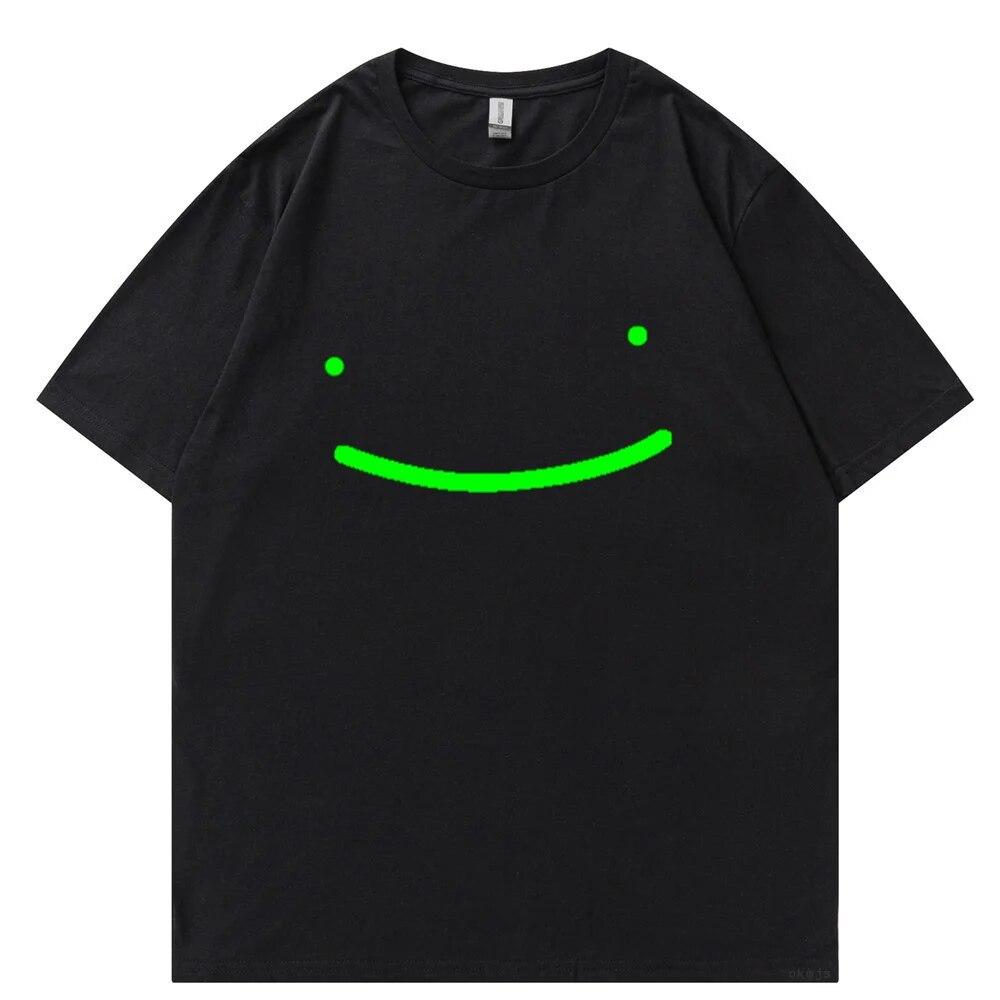 Dream Merch Trička Unisex WoUnisex Trička Harajuku s krátkým rukávem Street Ležérní Móda Oversized oblečení Top Trička s krátkým rukávem