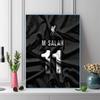 Mohamed Salah Pattern  3pcs 100% Round Full Drill 5D DIY Diamond Painting Embroidery Cross Stitch Rhinestone Décor