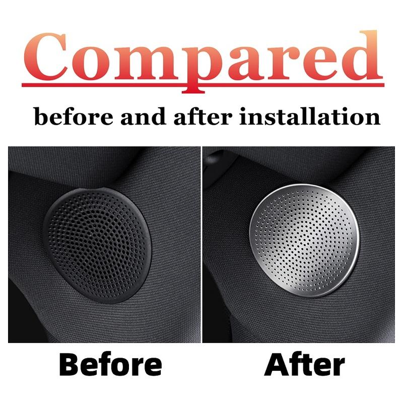For Li LiXiang L6 L7 L8 L9 -2025 Car A-Pillar Roof Audio Cover Stainless Steel Horn Protective Decor Cover Car Accessories