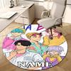 Personalized K-KPop Demon Hunters Round Chair Office Rug - Perfect for Mat, Office Chair & More - Ideal Gift for Birthdays and Holidays