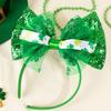 Festival Irish Themed Plastic Hair Band for Saint Patrick's Day Celebrations Comfortable Lightweight Headwear Accessory