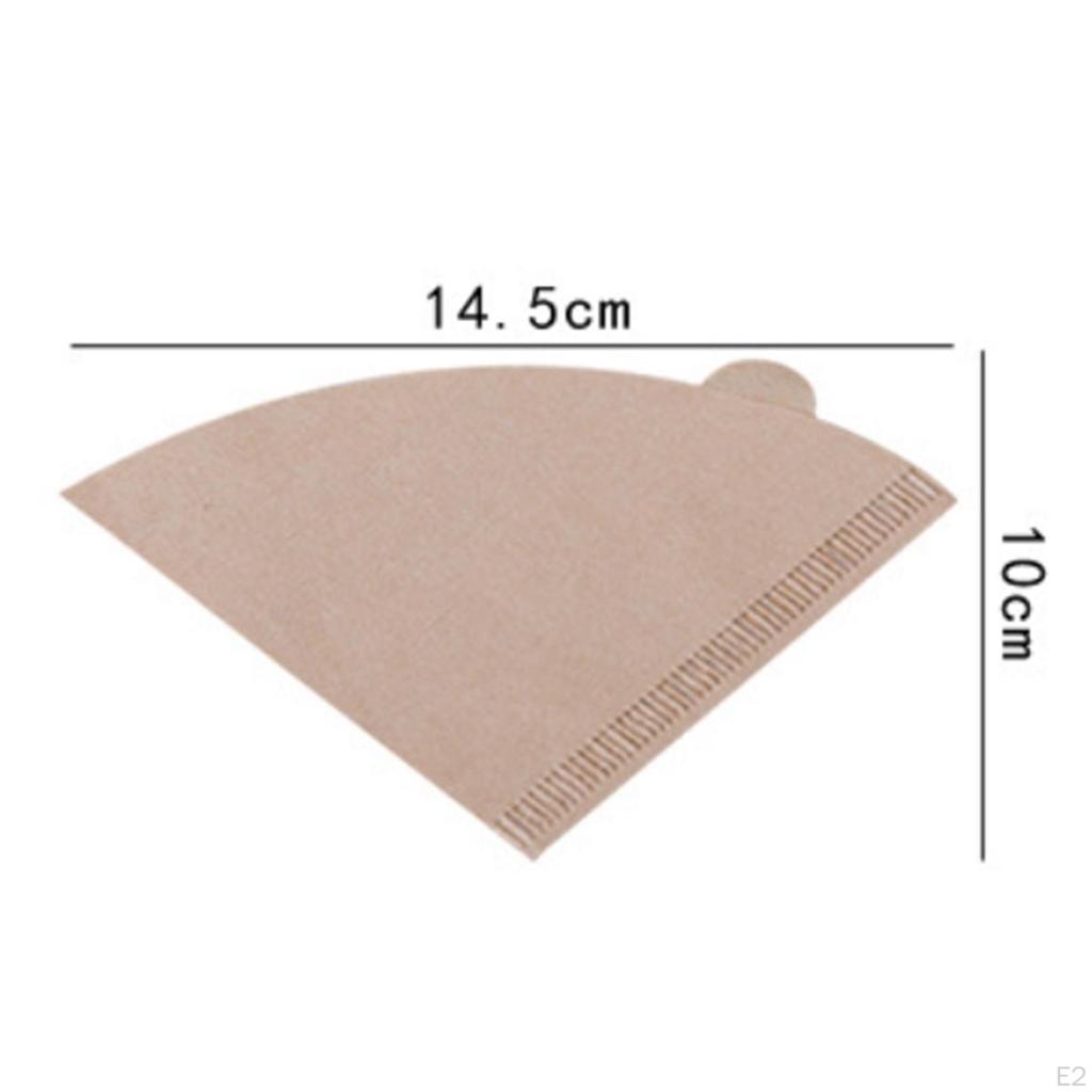 100 Filter Paper Coffee Cup Strainers Replacement Filters for Tea and Tools Latte Drip