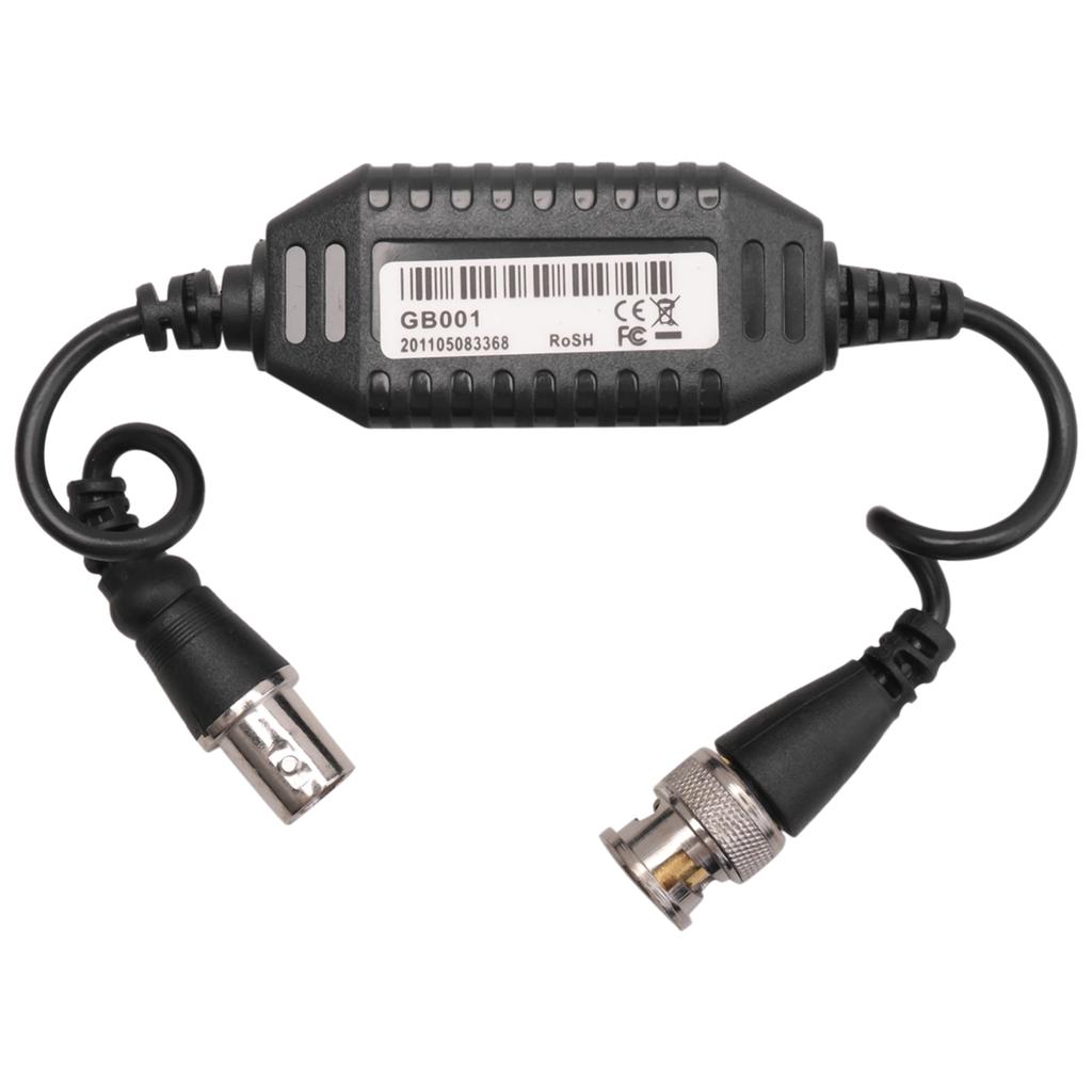 Coaxial Video Ground Loop Isolator Balun BNC Male To Female for CCTV Camera
