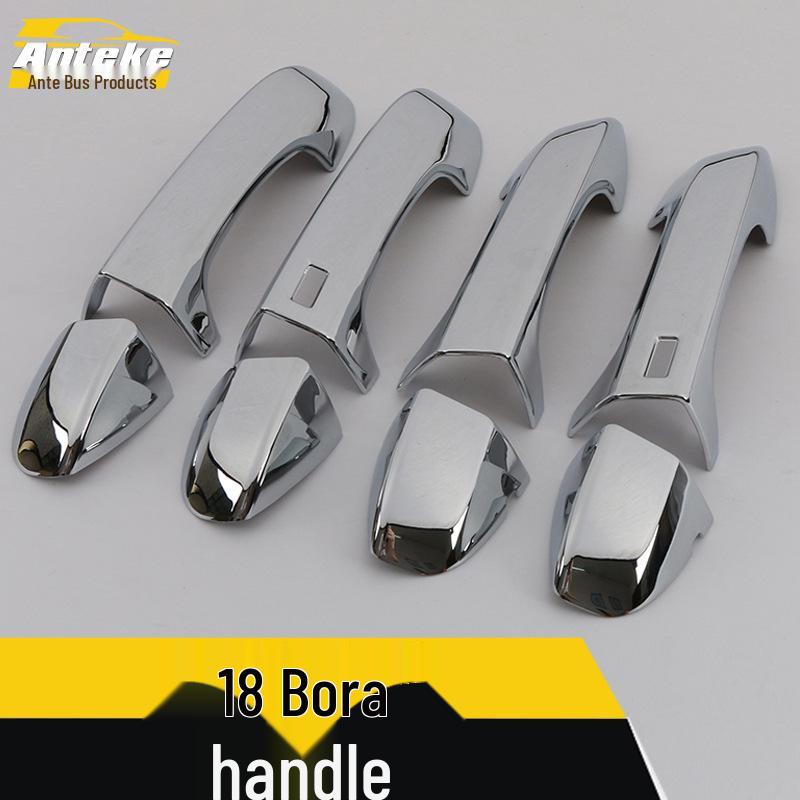 Fits 18 Models: Bora Car Door Armrest Handle Trim Sticker Accessories