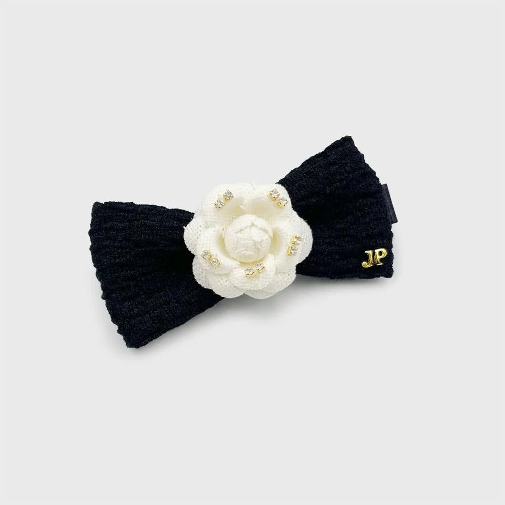 Camellia Stone Ribbon Hair Clip JC011SL