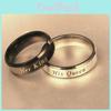 Exquisite Stainless Steel His Queen And Her King Couple Rings For Special Occasions