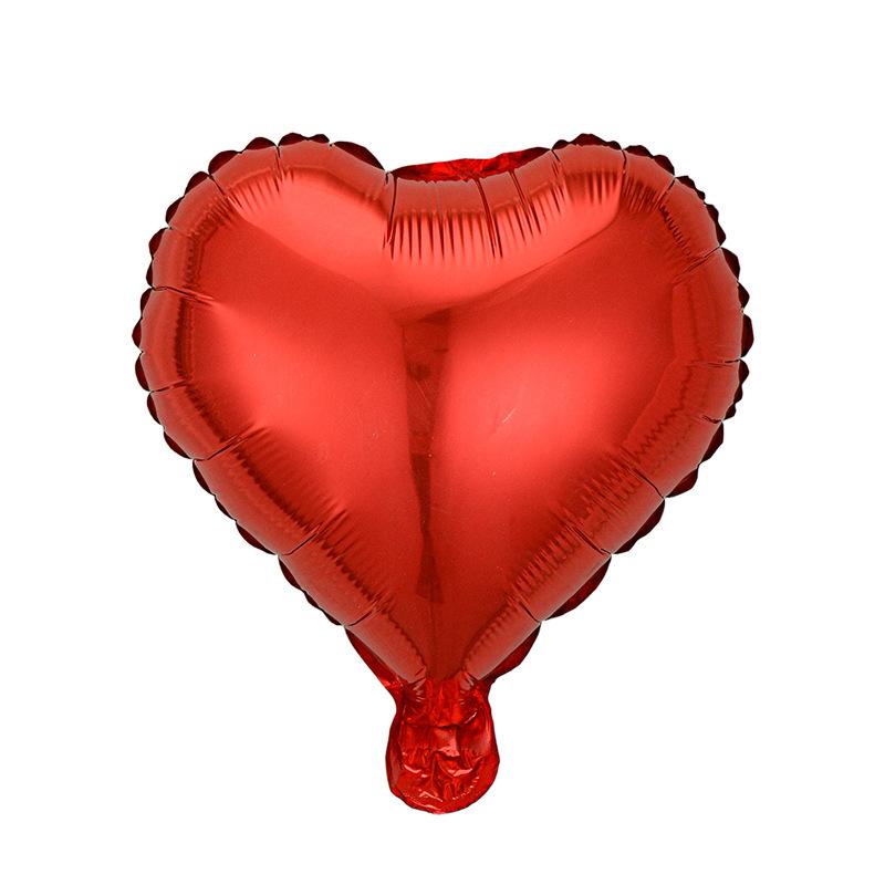 5 Inch Light Plate Love Pentagram Aluminum Film Balloon Small Peach Heart Star Balloon Birthday Wedding Party Decoration