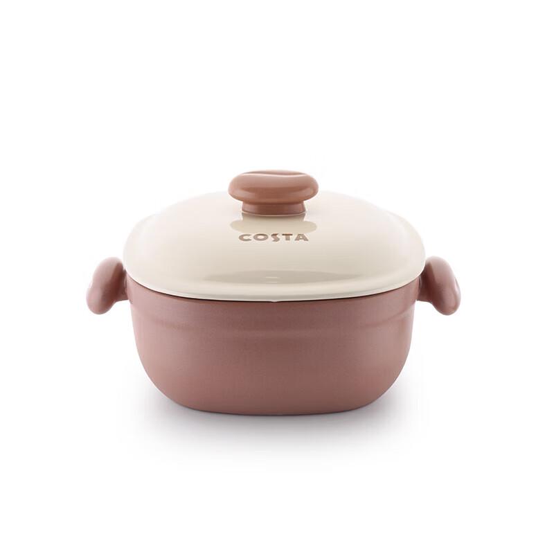 COSTA High-Temperature Square Ceramic Casserole Pot