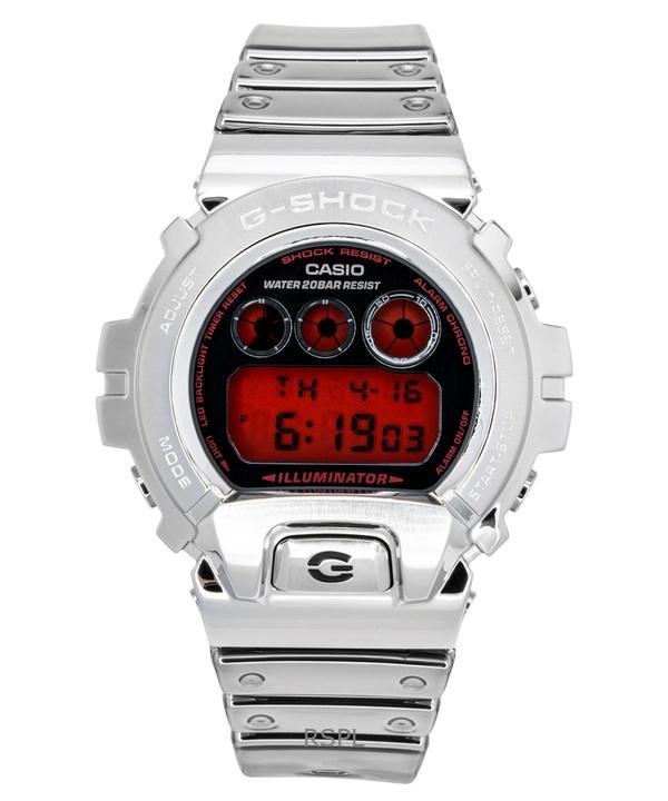 

Casio G-Shock Fine Metallic Digital Silicone Strap Quartz GM-6900YRA-8 200M Men s Watch червоний