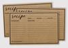 Inkdotpot Recipe Card 6x4 inch Single-Sided Recipe Design Cards Classic Kraft Recipe Cards Wedding-Bridal Shower-Baby Shower- Pack of