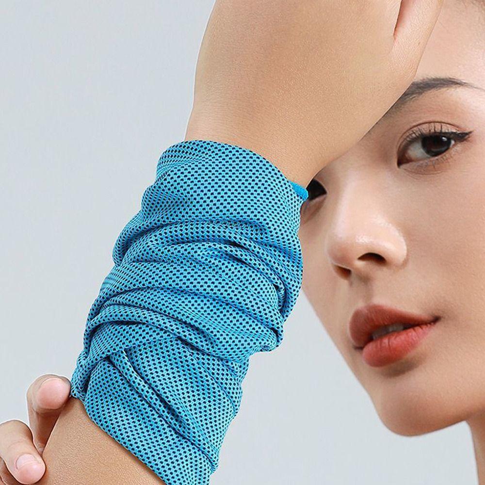 Sweat Absorption Sports Wrist Sweat Towel Quick Dry Cooling Towel  Fitness Camping Running