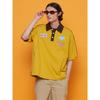 Saendeusaundeu Car Wash Tcollar Tshirt Mustard