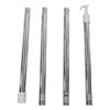 Adjustable Skylight Pole with Hook 1.48m Telescoping Stainless Steel Window Shade Rod for High Windows Attic Loft Awning Blind