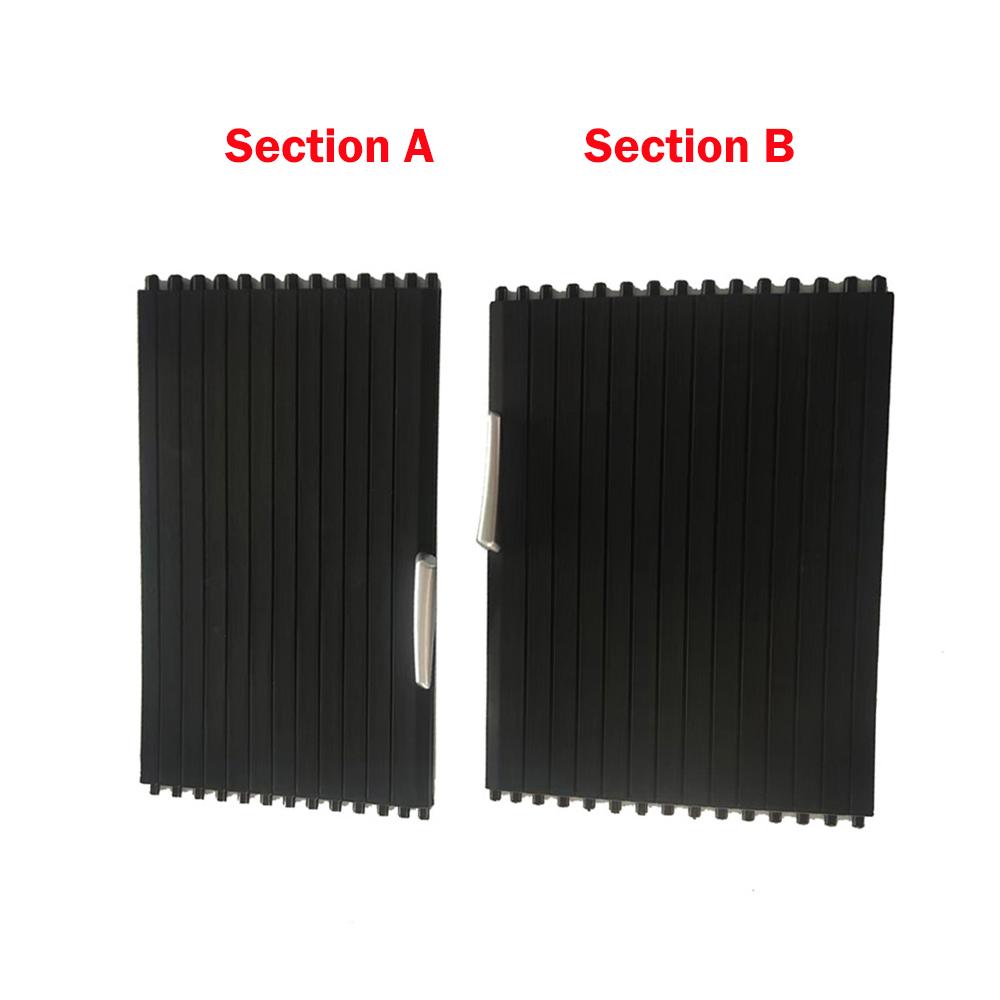 Interior Water Cup Rack Car Center Console Cover Slide Roller Blind Car Mounts Drinks Holders For BMW X5 E70 X6 E71 51166954943