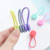 11/1pcs Reusable Magnetic Cable Ties Cord Organizer Silicone Magnetic Cords Tie Cord Winder for Earbuds Stuff Book Marker Fridge