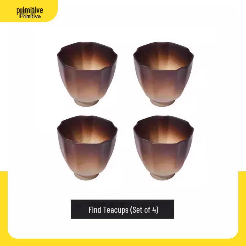 Primitive Man Cast Iron Tea Set