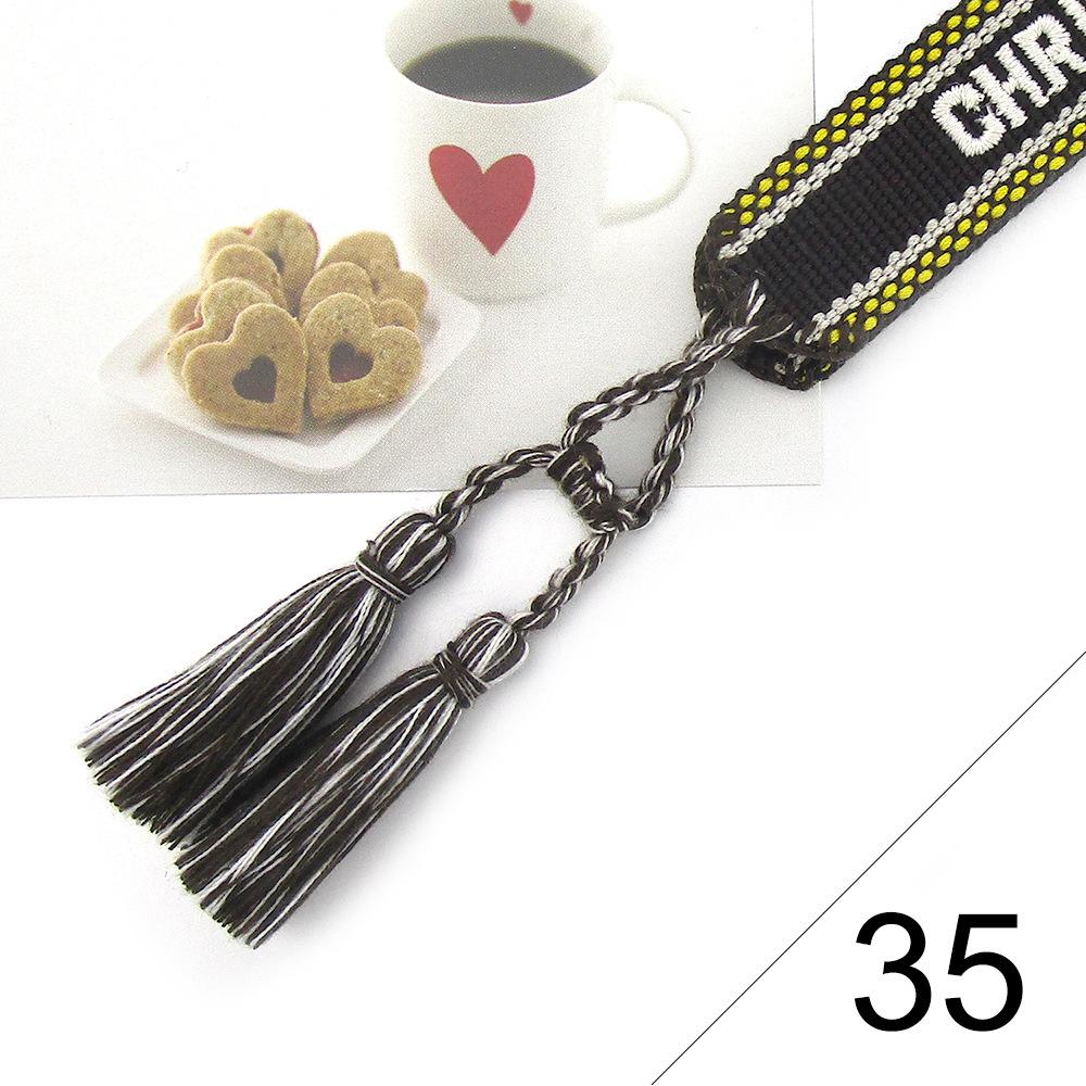 Custom Bohemian Embroidered Bracelet with Tassel and Woven Rope - Handmade Jewelry for Couples and Women