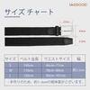 [JASGOOD] Men's Mesh Belt, Elastic, Braided, 33mm Wide, Large Size, No Holes, Golf, Casual, Work, Unisex, White