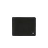 Daks Black European Imported Leather Inside Check Slim Wallet Dbwa6e854bk