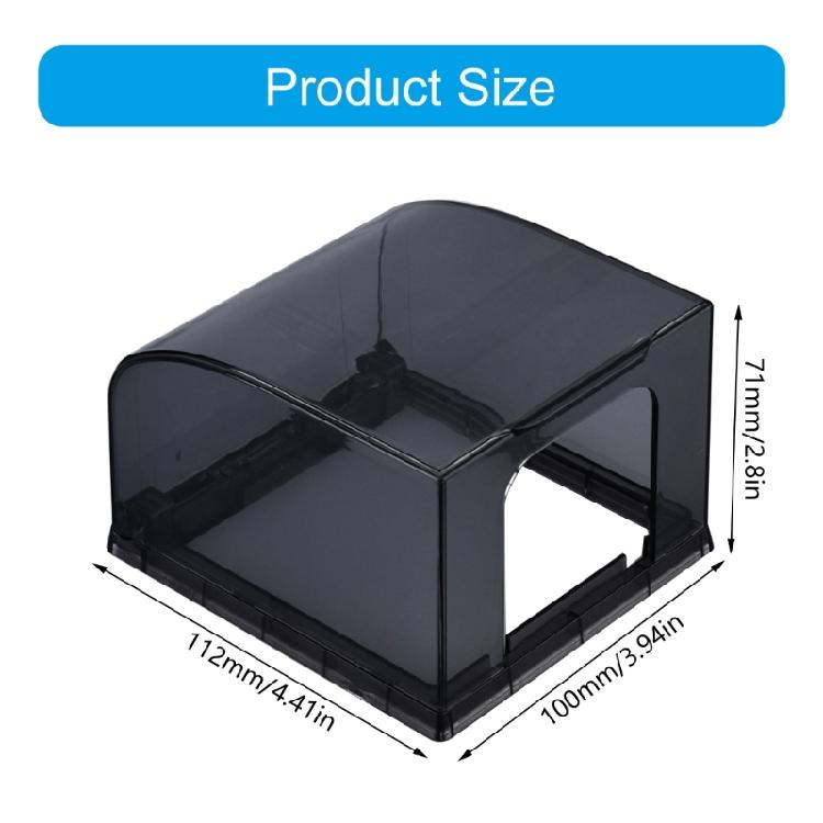Practical 86 Type Outlet Covers Waterproof Receptacle Protectors for Bathroom Use Plugs and Switch Socket Face Plate