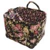 Boho Fabric Storage Basket with Handle Pastoral Style Baskets Large Capacity Quilted Laundry Hampers for Sundries Sorting
