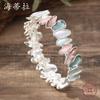 Farbige Malerei Öl Geometrische Blüte Elastisches Armband Klein Frisch Damen Vielseitig Unregelmäßige Blüte Armband