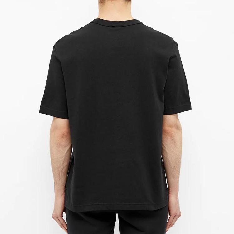 Adidas Originals Dual Logo Trefoil Short Sleeve T-Shirt Men Tops Black FM2267