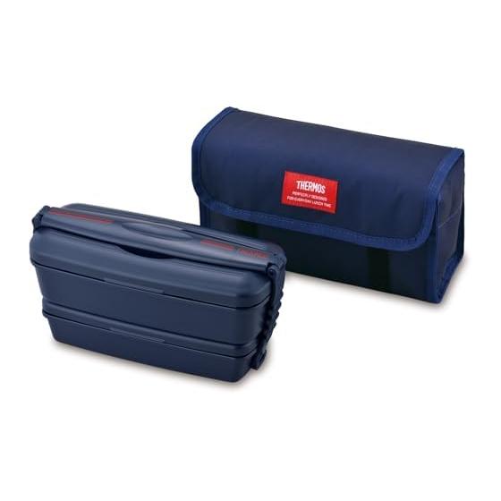 Thermos Lunch Box 2 Tiers Fresh Lunch Box 900ml Deep Navy DJB-906W DPNV