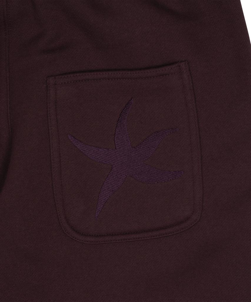 THE COLDEST MOMENT Tcm Starfish Sweat Pants (Burgundy)