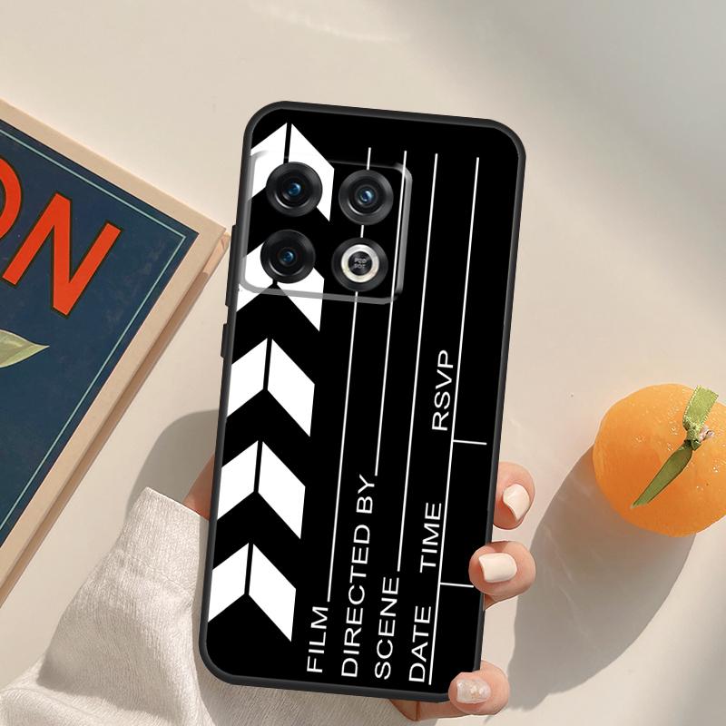 Film Movie Maker Clapperboard Take Case For OnePlus 15 13 12 11 13R 12R 10T 8T 13T OnePlus Nord 5 CE 3 2 4 Lite N20 N30 Cover