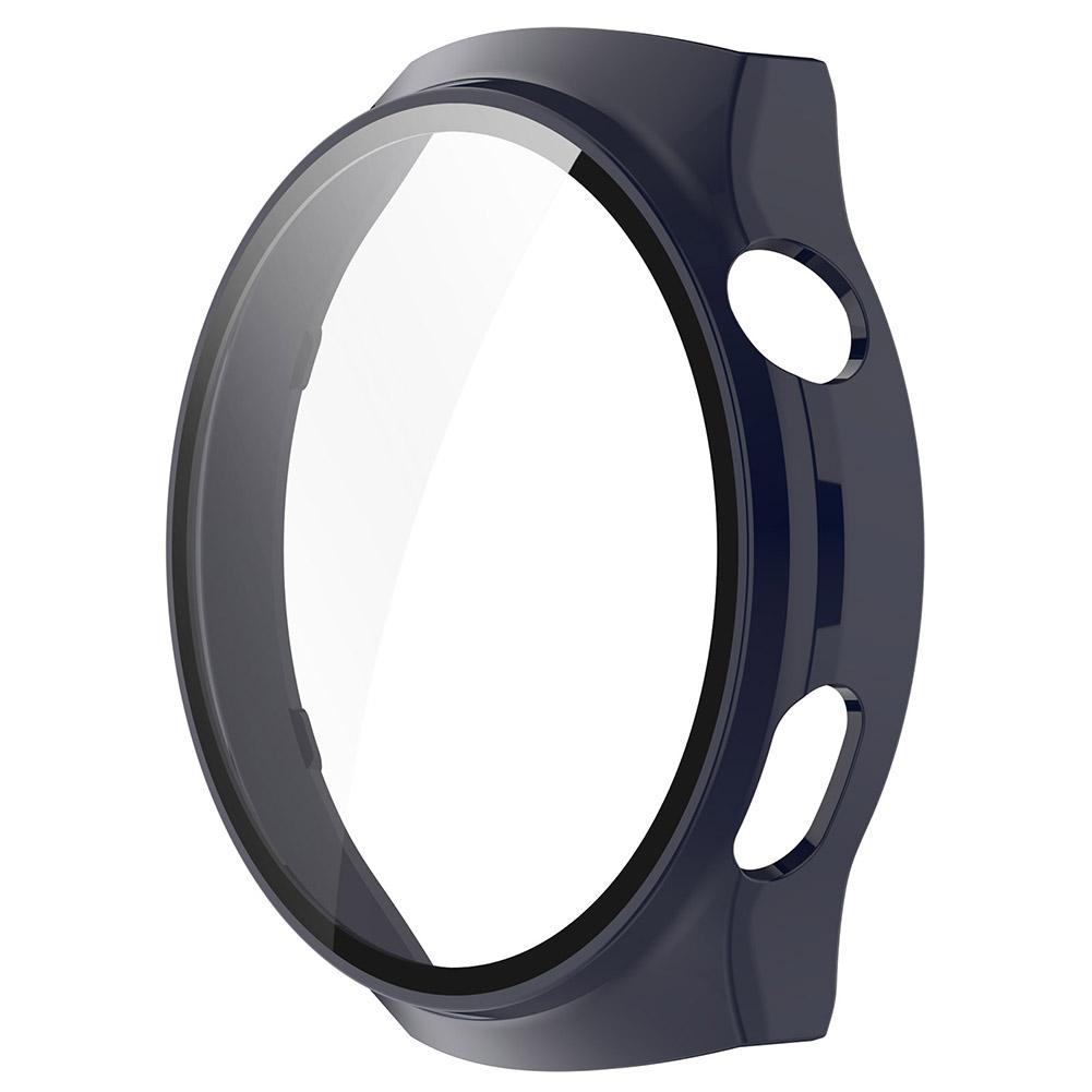 PC Watch Case Protective Case with Tempered Glass Full Coverage Frame Anti-Fall Dustproof for Huawei Watch 4 Pro Smart Watch