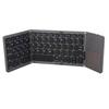 Bluetooth Keyboard Portable Folding DualMode Bluetooth 3.0 Rechargeable Fingerboard with TouchPad USB Wired