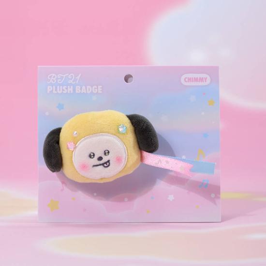 BT21 Beyond The Journey Edition Plush Badge CHIMMY