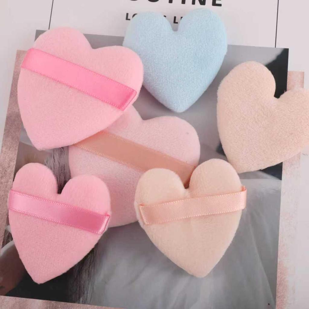 Puf de Pudră din Catifea de Cristal Față-Verso pentru Fixare & Retușuri