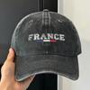 Berretto da Baseball Lavato con Bandiera Francese Cappellino Trucker Classico per il Sole Estivo Unisex per Adulti Sport all'Aperto Snapback